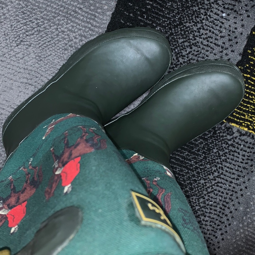 Joules Green Rain Boots